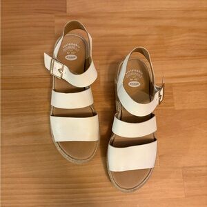 Dr. Scholl's Once Twice platform espadrille sandal | Sz 8